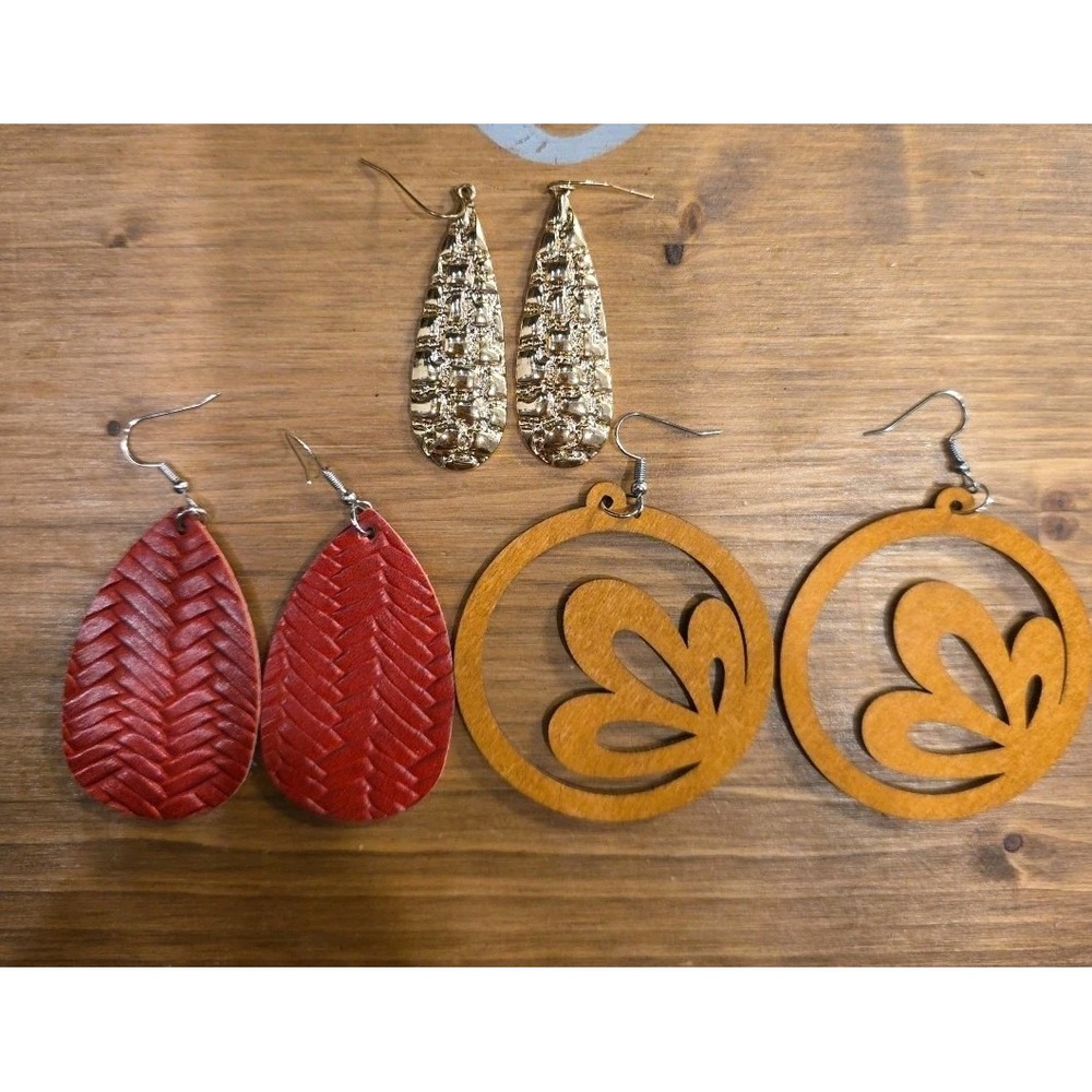 Set Of 3 New Fun Stylish Women Earrings‎